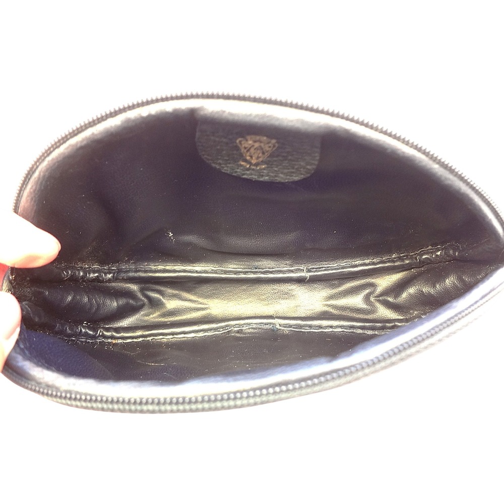 Gucci Vintage GG Supreme Sherry Web Stripe Cosmetic Case Pouch Made in Italy COA - Picture 8 of 10